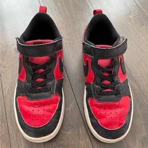 Nike Kids Red and Black Sneakers